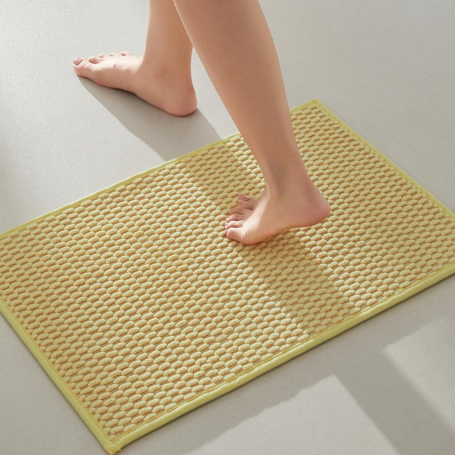 TYUU Bathroom Rugs Non Slip Washable