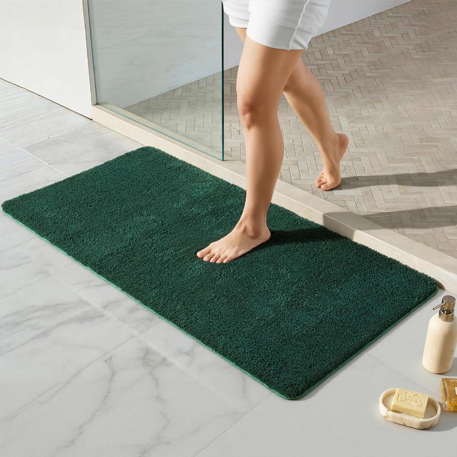 TYUU Bathroom Rugs Non Slip Washable