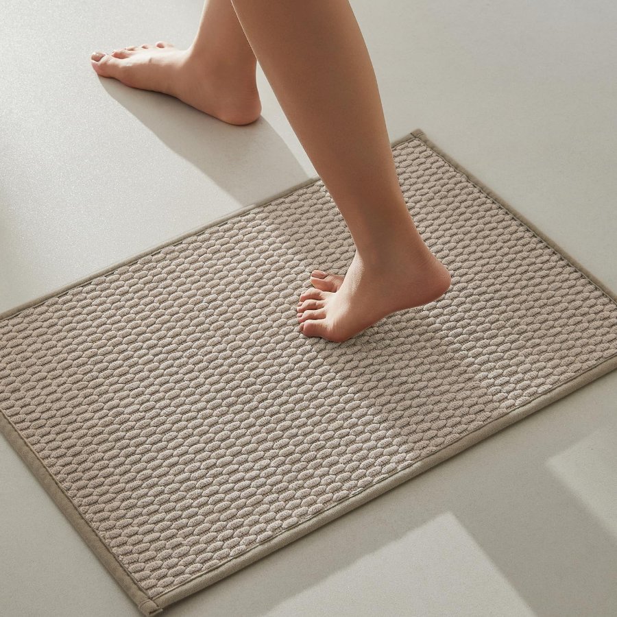 TYUU Bathroom Rugs Non Slip Washable