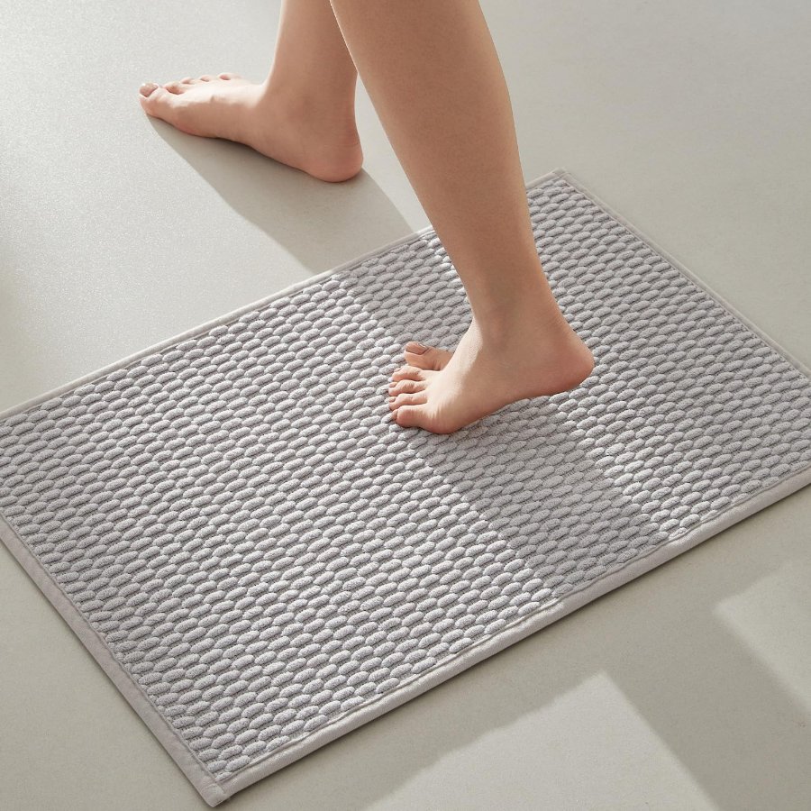 TYUU Bathroom Rugs Non Slip Washable