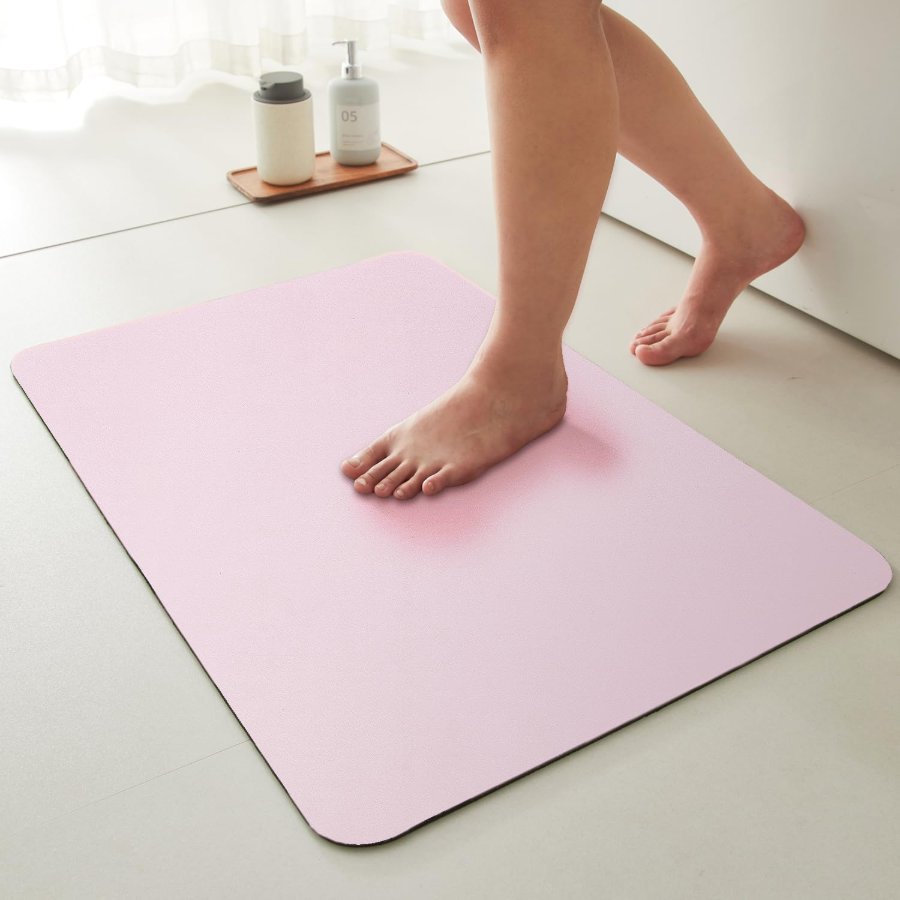TYUU Pink Bath Mat